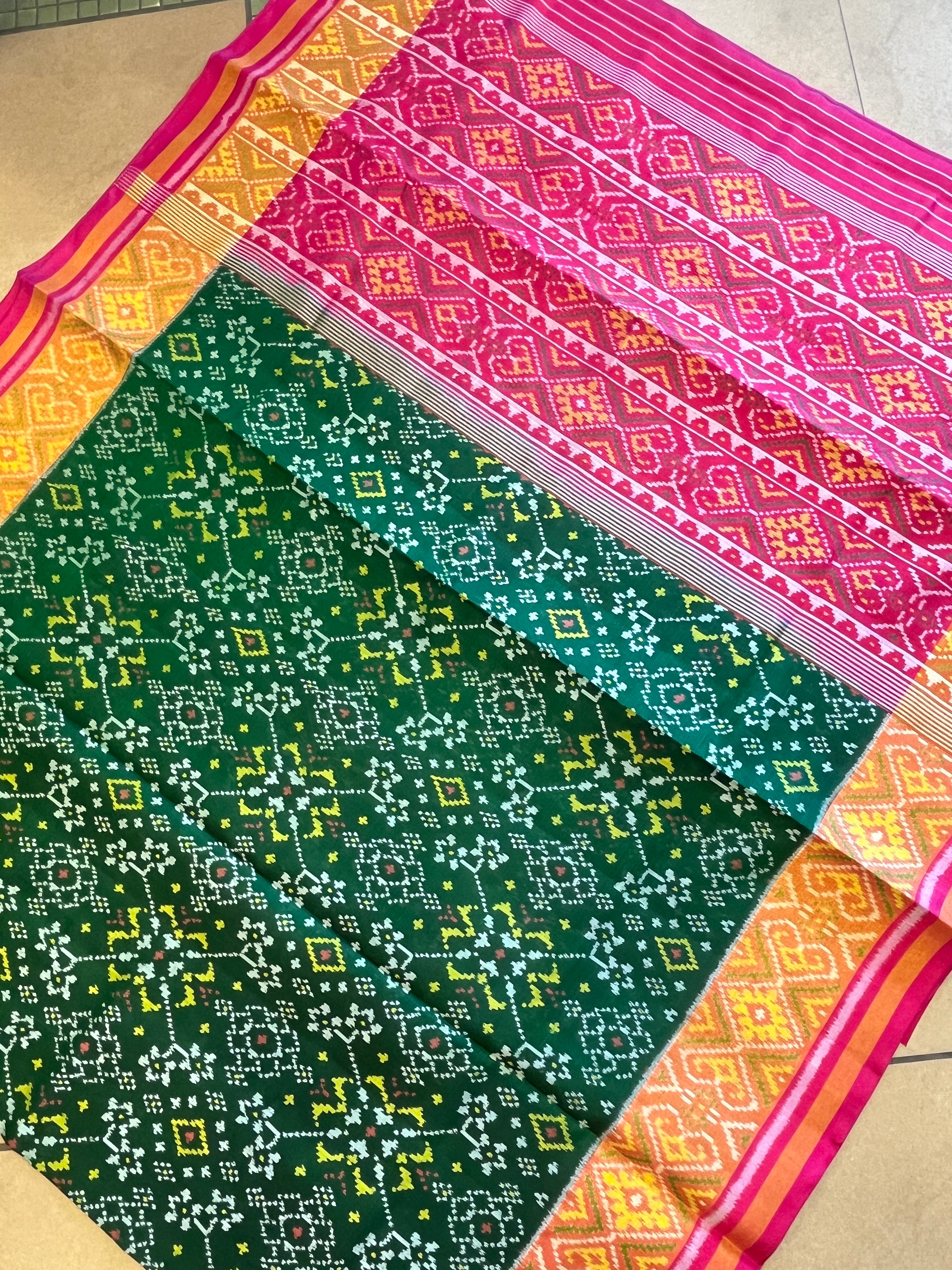 Rajkoti patola saree
