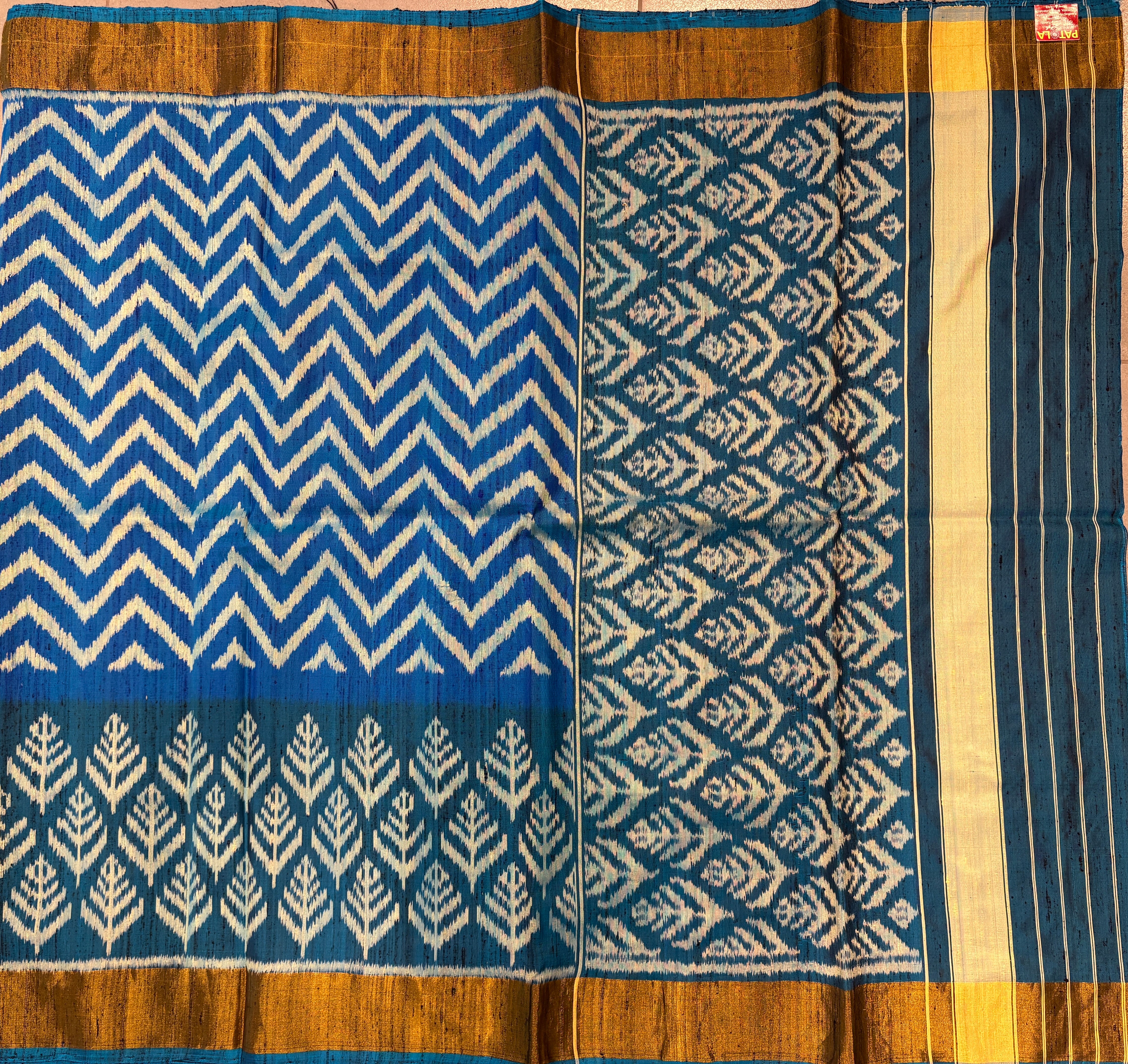 Leheriya pattan raw silk patola