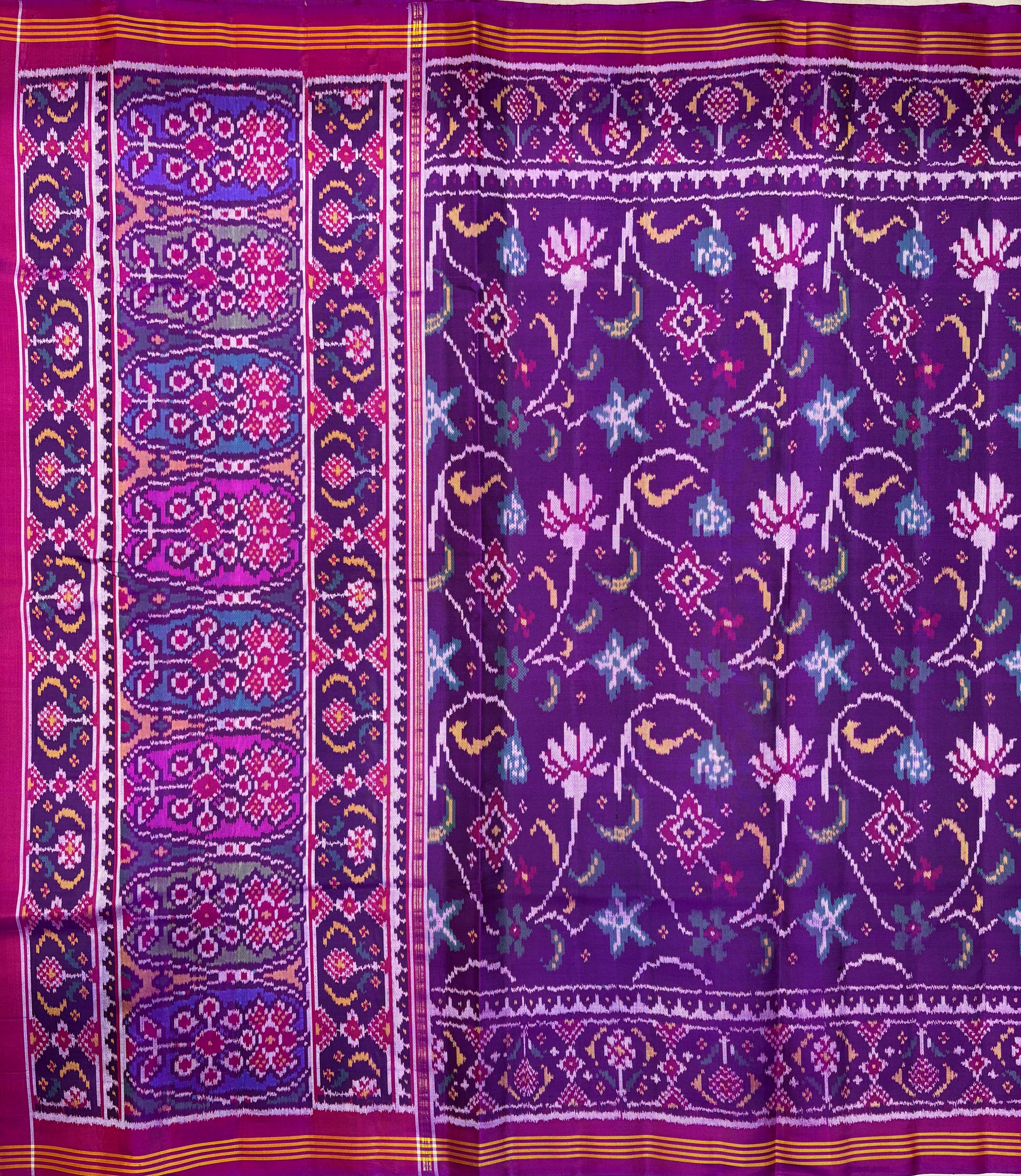 Singel ikkat fancy patola saree