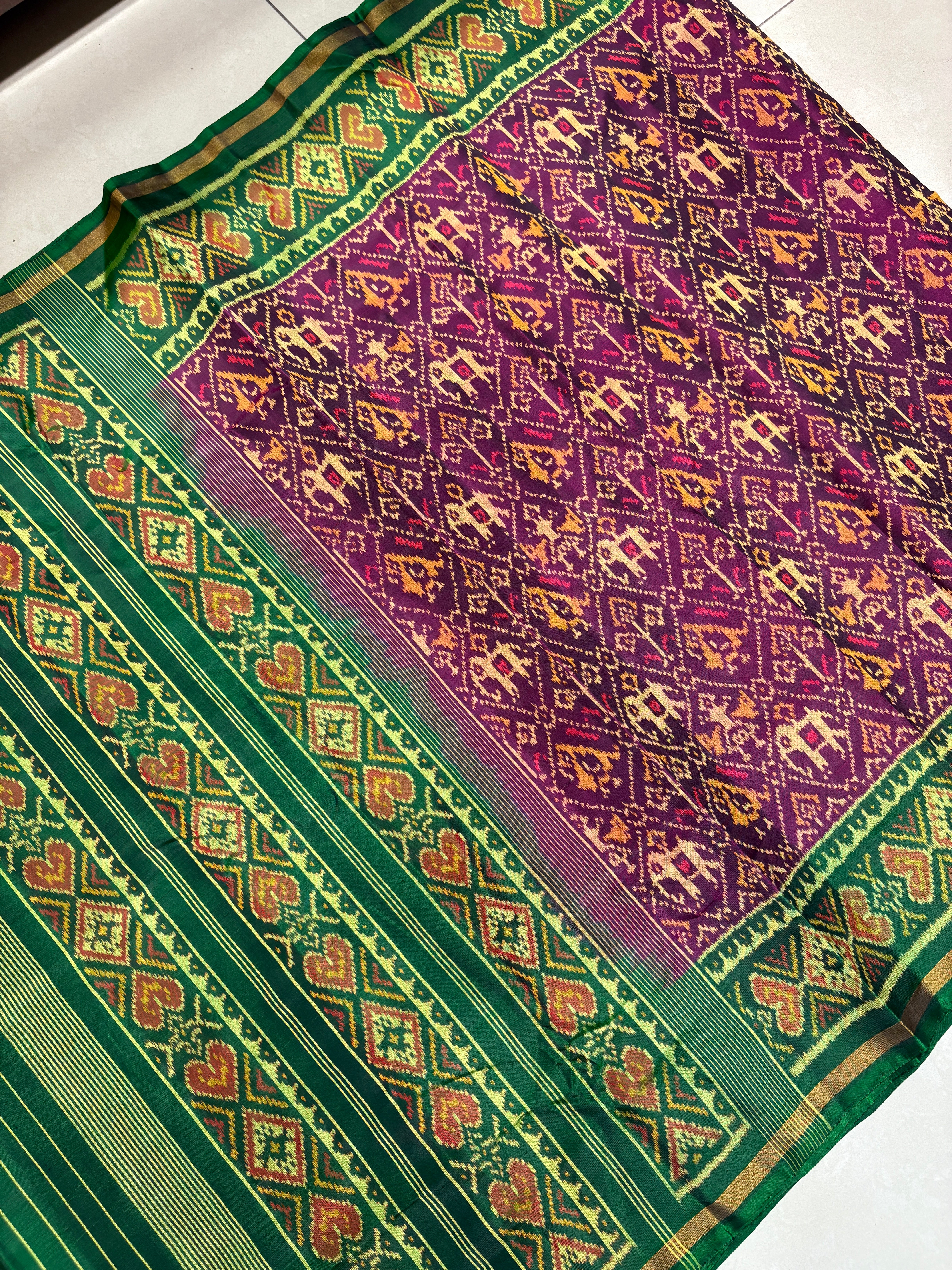 Rajkoti patola saree