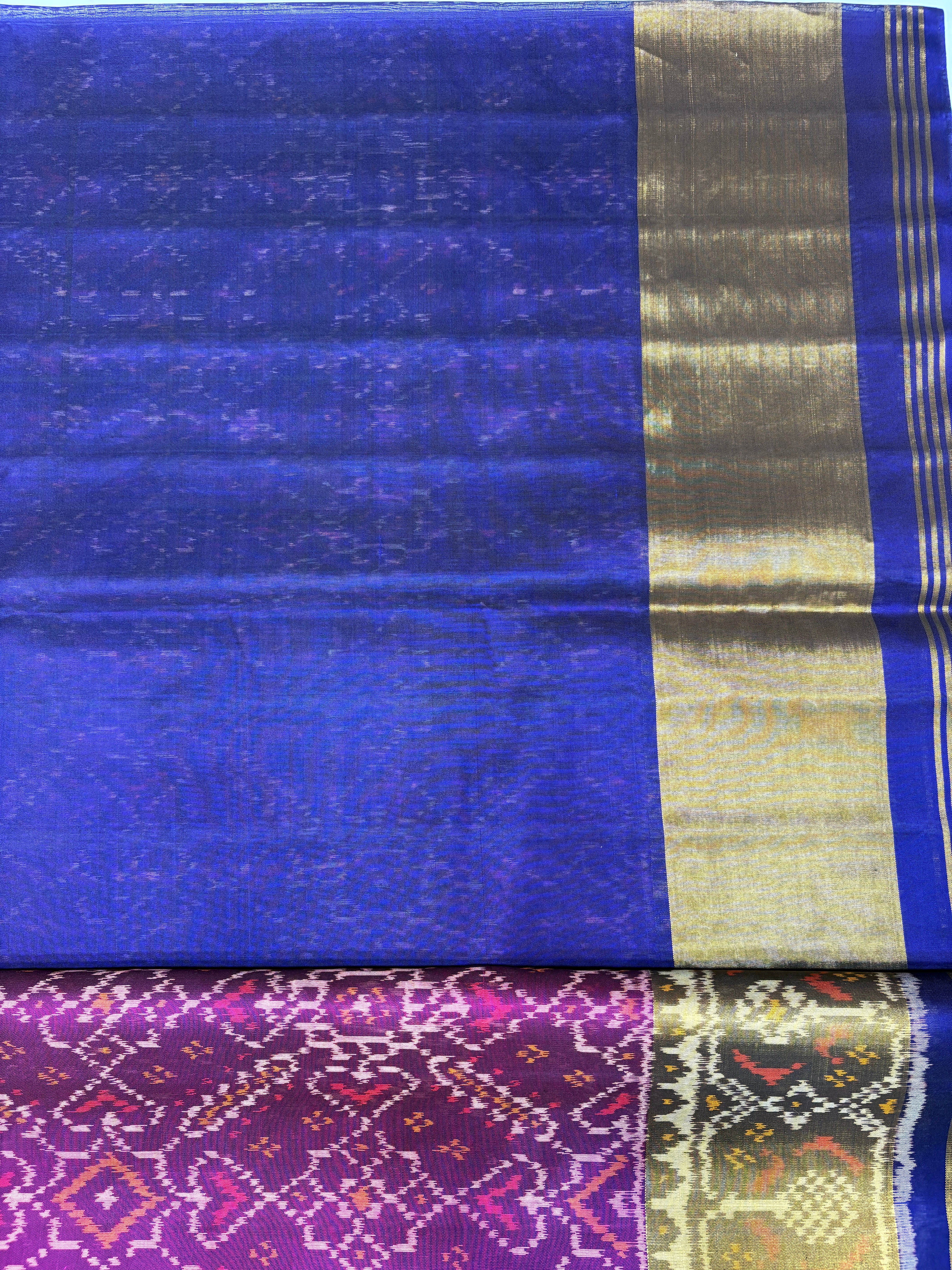 Manekchok rajkoti patola bodar pallu